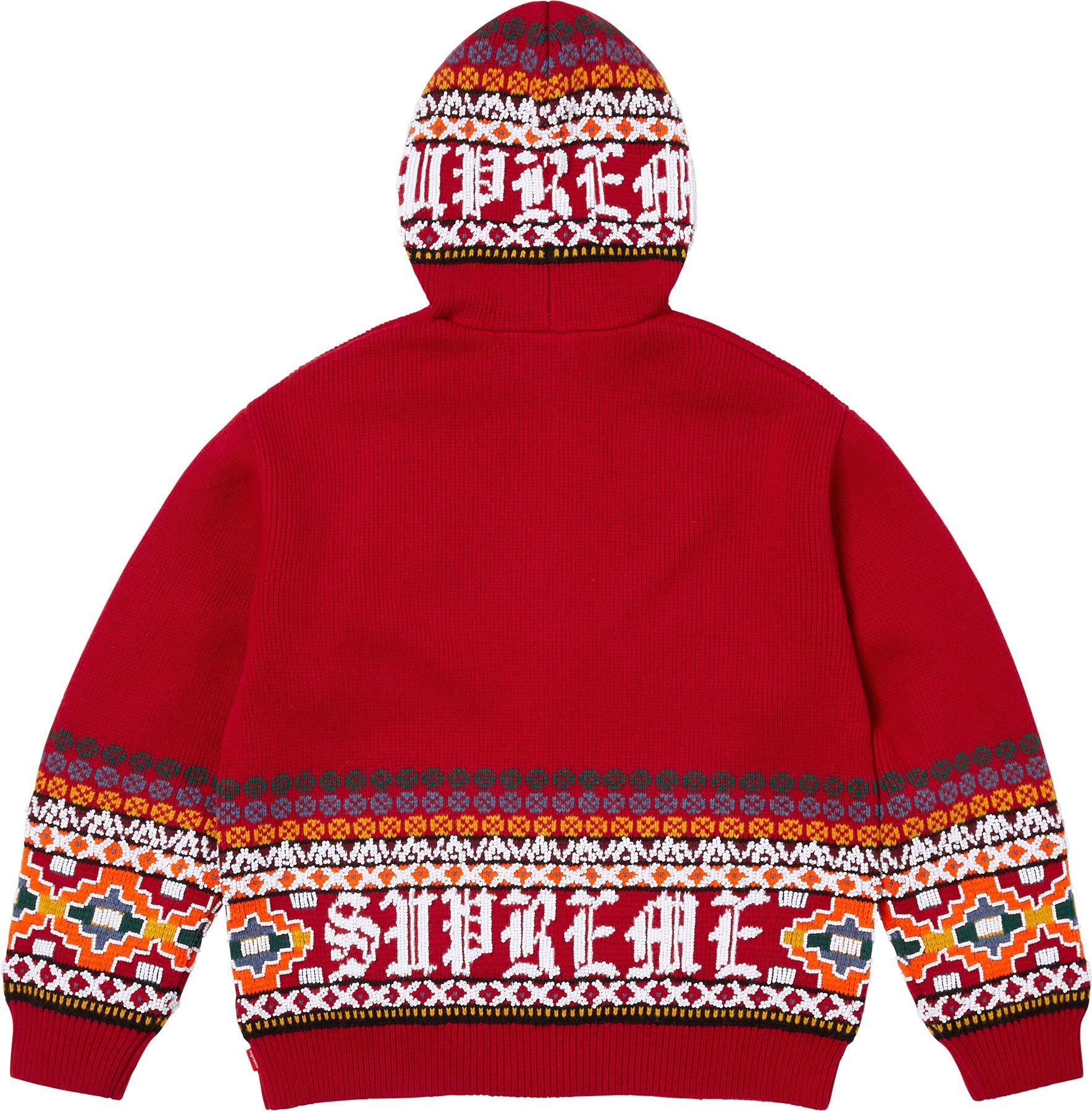 Beaded Zip Up Hooded Sweater view 8